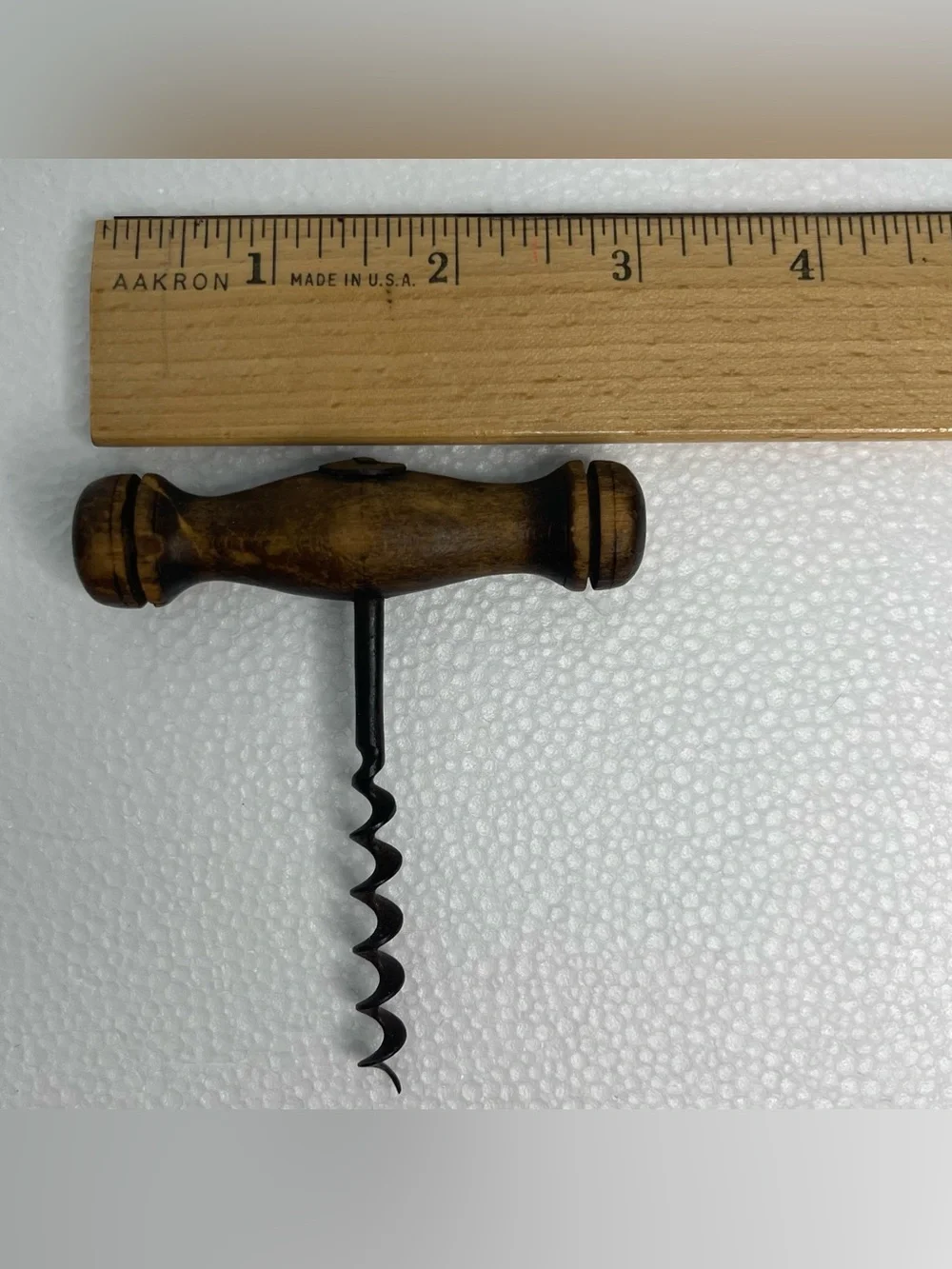 Wood Handle Corkscrew - Brown & Black